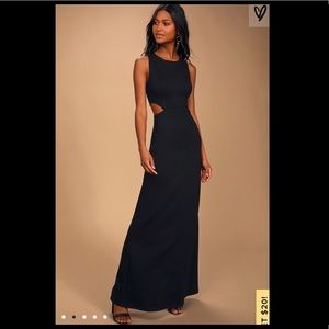 Cut out maxi dress